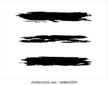 art brush paint stroke background ink black