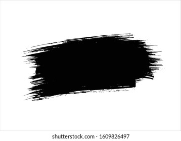 art brush paint stroke background ink black