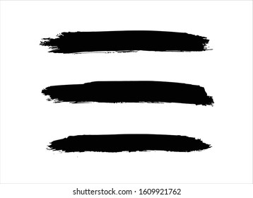 art brush paint stroke background ink black