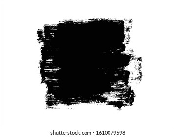 art brush paint stroke background ink black