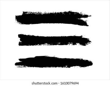 art brush paint stroke background ink black