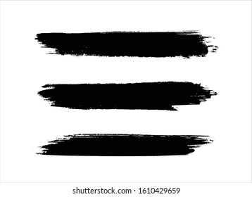 art brush paint stroke background ink black
