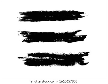 art brush paint stroke background ink black