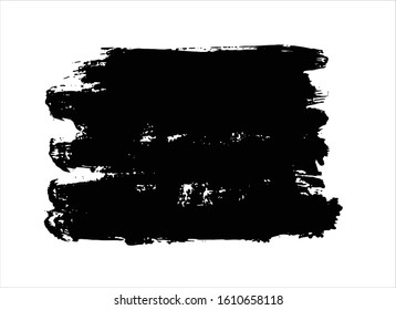 art brush paint stroke background ink black