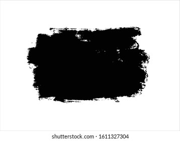 art brush paint stroke background ink black