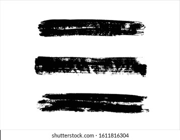 art brush paint stroke background ink black