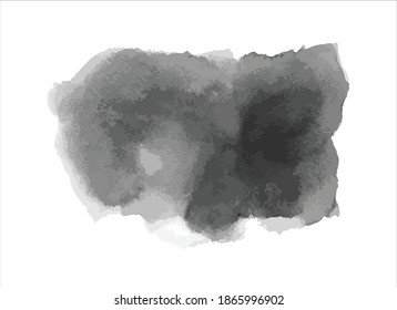 art brush paint stroke on white background