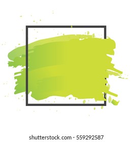 Art brush paint vector. Abstract texture background design acrylic stroke poster illustration. Perfect watercolor design for headline, logo and banner