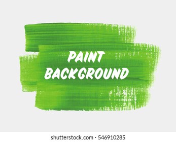 Art brush painted watercolor background. Abstract brush paint texture design acrylic stroke  vector illustration. Perfect design for headline and sale banner. 