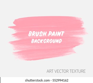 Art brush painted watercolor background. Abstract brush paint texture design acrylic stroke vector illustration. Perfect design for headline and sale banner. 