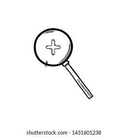 Art brush Search Icon Vector.