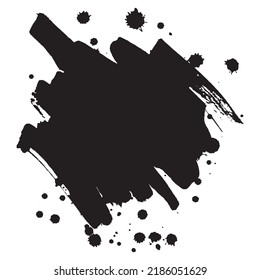 Art brush stroke. Grunge background. Abstract Uneven torn. Old texture