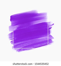 Art brush stroke paint abstract shape background - Vector. Creative design logo artwork.