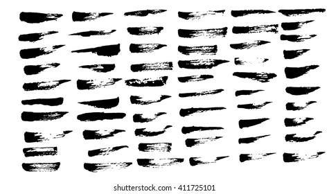 Art brush vector for illustration 60 brushes set  grunge brush