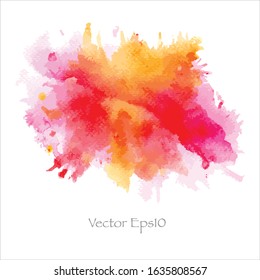 art brush watercolor background.vector creative illustration.