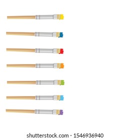 art brushes for painting vector illustration