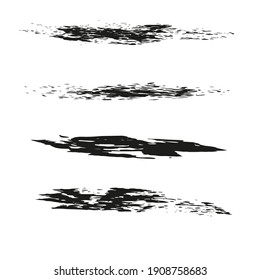 Art brushes for working in an illustrator. Vector