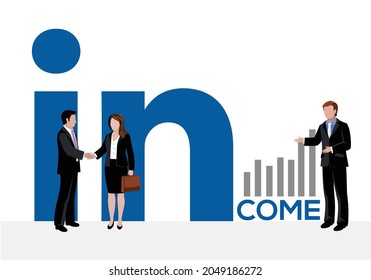 art business income concept design vector