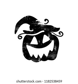 Art card for Happy Halloween.Design template for flyers, posters,ecards, invitations, brochures. Creative style. Vector illustration