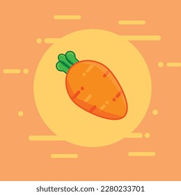 Art Of Carrot in Vector