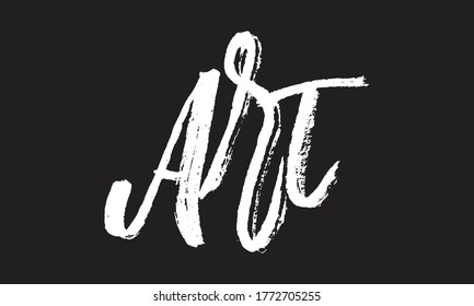 letra vectorial de tipografía de Chalk o frase caligráfica aislada en la placa negra