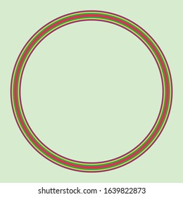 art Circle frame. Elegant element for design. Vector.