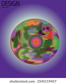 art circle with white background,eps 10 