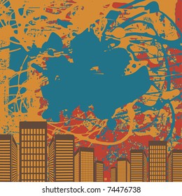 arte en la ciudad, vector