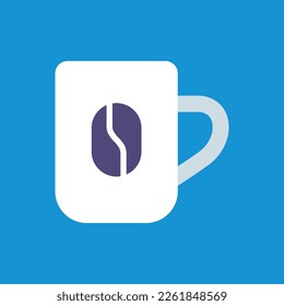 A art of a coffee cup (vector Illustration)