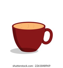 Eine Kunst einer Kaffeetasse (Vektorgrafik)