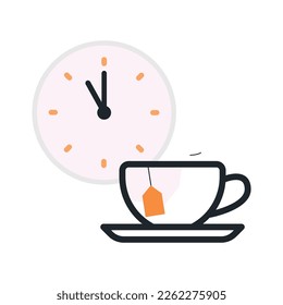 A art of a coffee cup vector illustration