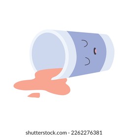 Un arte de una ilustración vectorial de una taza de café