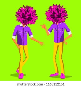 Art Collage Vector. Man. Contemporary Surreal Design. Illustration