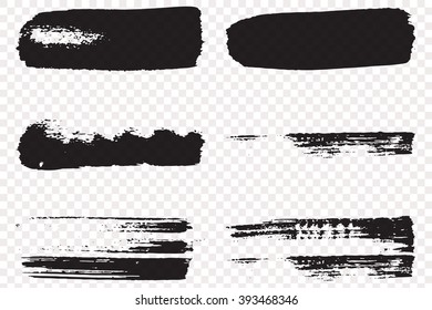 Art Collection Grunge Vector Brush Stroke 