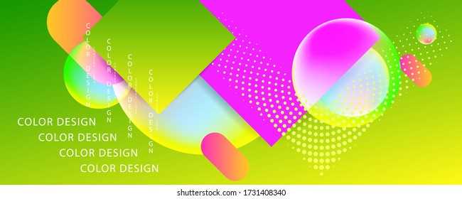 Art farbgeometrischer Hintergrund. Hellgrüner Vektorhintergrund mit kleinen und großen Sternen. Farbige Abbildung