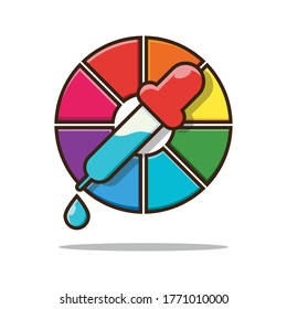 art color tools vector illustration eps.10 