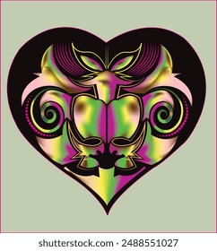 art colorful heart pictures,love,heart art,tattoo