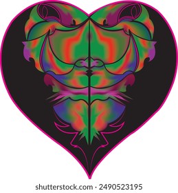 art colorful heart pictures,love,heart art,tattoo