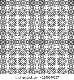 Art coloring geometric decorative pattern