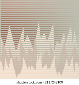 Art composition with lines .Modern art design .Neutral color stripes .Transition speed lines .Bauhaus style .Geometric shape. Wall art .