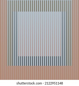 Kunstkomposition mit Linien .Modernes Kunstdesign .Neutrale Farbstreifen .Überganggeschwindigkeit Linien .Bauhaus Art .Geometrische Form. Wall Art.