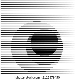 Composición de arte con líneas .Diseño de arte moderno .Bandas de color negro .Líneas de velocidad de transición .Estilo Bauhaus .Forma geométrica. Arte mural.