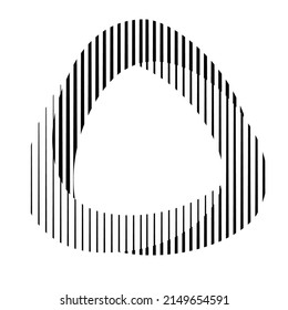 Art composition with lines .Modern art design .Neutral color stripes .Transition speed lines .Bauhaus style .Geometric shape. Wall art .