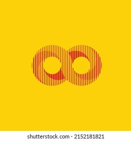 Art composition with lines .Modern art design .Transition speed lines .Bauhaus style .Geometric shape. Wall art .