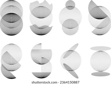 Kunstkomposition mit Linien .Modernes Kunstdesign .Design Elemente Set .Übergangsgeschwindigkeits-Linien .Bauhaus Art Stil .Geometrische Form. Wall Art.