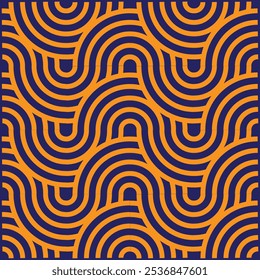 Art composition with lines .Modern art design. Design elements set Transition speed lines .Bauhaus art style Geometric shape Wall art