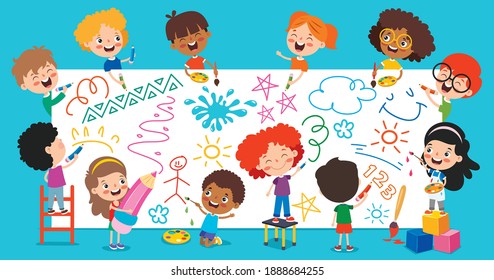 68,612 Kids painting Stock Vectors, Images & Vector Art | Shutterstock