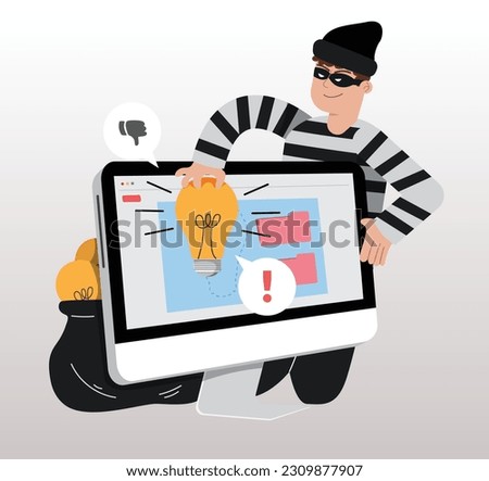 Art concept for Plagiarism free work