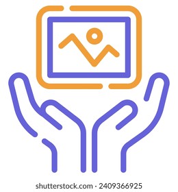 Art Conservation Icon Illustration for web, app, infographic, etc