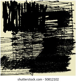art contour grunge background